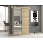 RAUMHIRSCH FURNITURE Armoire moderne IGA avec portes coulissantes et miroir