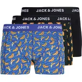 Jack & Jones Boxers 'JACSANDER FOOD' bleu / jaune / noir