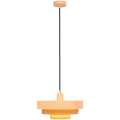 Lucide Lampe pendante de conception Runa rose Ø 35cm