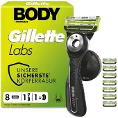 Gillette GilletteLabs Body + 8 Recharges de Rasoir