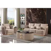 AEA Komplett Set Sofa 3+1er + Couchtisch Beistelltisch Designer Wohnlandschaft 4tlg