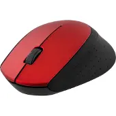 Deltaco souris optique sans fil 2,4 GHz, 3 boutons avec défilement, 1200 DPI, rouge