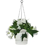 Elho Greenville Pot Suspendu Blanc - Ø 23,9 cm x 20,3 cm