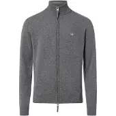 Gant Vestes en maille gris chiné