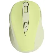 Ginza.se Souris optique ss fil 6 boutons "WM-400", silencieuse, Vert