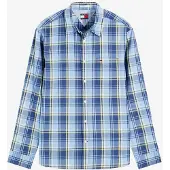 Tommy Hilfiger Dm0dm23527 Long Sleeve Shirt Bleu L Homme