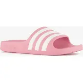 Adidas Claquettes / Tongs 'Adilette Aqua' rose / blanc
