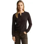 Gant pour femme. 4802168 Cardigan en cachemire marron (M), Casuel, Classique