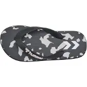 Hummel Claquettes / Tongs gris / noir / blanc