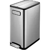 EKO Ecofly Step Bin Recycle 20 + 20L Inox