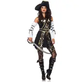 Leg avenue Robe 4 pièces Black Sea Buccaneer