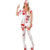 Atosa Costume De Femme Zombie Bloody