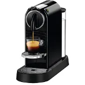 Nespresso CitiZ, Machine à café à capsules, Noir, Argent