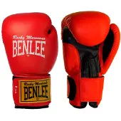 Benlee Rodney Leather Artificial Boxing Gloves Rouge 12 oz