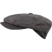 Horka Casquette en cuir nappa marron, taille 57 255010-0005