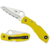 Spyderco Couteau pliant Atlantic Salt, jaune