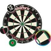 Unicorn Cible de compétition Darts Eclipse HD Trainer Bristle Board PDC Quality