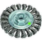 Bosch Brosse à disque , fil tressé, bricolage, inoxydable, 100 mm, 0,5 mm, 12 500 tr/min