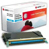 Agfa - Cyan - cartouche de toner (équivalent à : Lexmark 00C5242CH) - pour Lexmark C524, 524dn, 524dtn, 524n, 524tn, 532dn, 532n, 534dn, 534dtn, 534n (C524, C5242, C5242CH, APT)