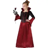 Atosa Déguisement De Fille Vampire Elegant Dracula
