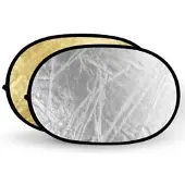 Godox Gold & Silver Reflector Disc - 80x120cm