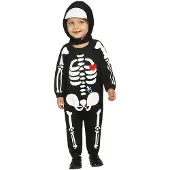 Atosa Déguisement De Bébé Skeleton