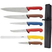 Hygiplas Ensemble de couteaux à code couleur, 7 pièces