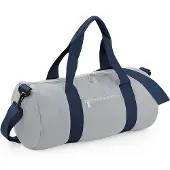 Bagbase Sac de voyage toile - 20 L - Varsity Barrel Bag - BG140 - gris et navy