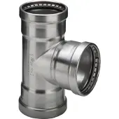 Viega Sanpress Inox XL T-stykke 76,1 mm rustfrit stål (Connexion en T)
