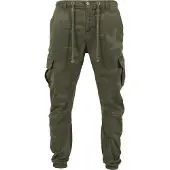 Urban Classics Pantalon cargo kaki / olive / vert foncé
