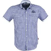Lonsdale Chemise bleu / blanc