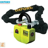Oxford Big Boss Alarm 12mm 1.5m Chain Lock Jaune