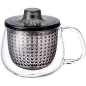 Kinto Tasse Avec Passoire Et Couvercle Kinto Unitea Gray, 350 Ml