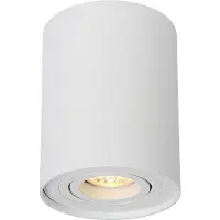 Lucide Emplacement de plafond monté en surface Tube blanc Ø 9,6 cm