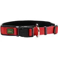 Hunter Collier pour chien Hunter Vario Plus - 30-35 cm - Rouge/Noir