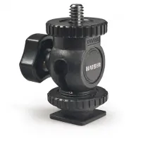 Kaiser ROTULE AVEC GRIFFE FLASH mâle et vis 1/4 Hauteur: 42mm - KAI6019