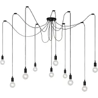 Lucide Fix 10-Light Suspension Black