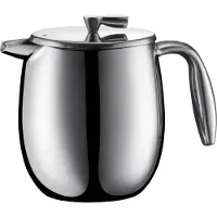 Bodum Cafetière à piston 4 tasses 0.5l inox - - 11055-16 -