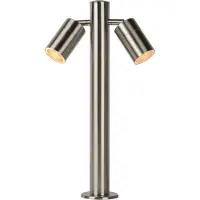 Lucide Arne-LED Lampadaire 50 cm Argent 2 Points lumineux