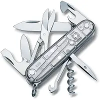 Victorinox Climber argent transparent 1.3703.T couteau suisse