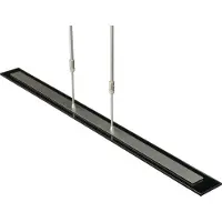 Masterlight Lampe de Table à manger Vigo 100cm nickel avec noir