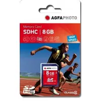Agfa 8GB SDHC, 8192 MB, Secure Digital haute capacité (SDHC), 100000 cycles par secteur logique, 24 mm, 32 mm, 2.1 mm