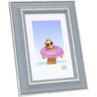 Deknudt Cadre photo bleu avec accent de couleur naturelle 15x20 S221F6