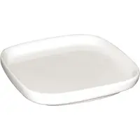 Olympia Plats à amuse-bouche carrés Whiteware 9,3 cm (12 pièces)