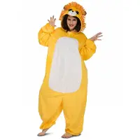 MOM Costume Homme Singe Lion Grands Yeux à Capuche