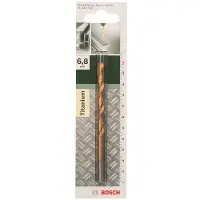 Bosch Forets à métaux HSS-TiN, DIN 338 D= 6,8 mm L= 109 mm (6,8 mm)