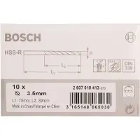 Bosch Foret hélicoïdal à métaux HSS 3.5 mm (3,5 mm)