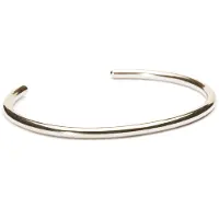 Trollbeads Bracelet pour femme en argent sterling 925, ouverture 24 mm, longueur 17/18 cm, (Argent sterling 925)