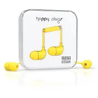 Happy Plugs - Ecouteurs intra-auriculaires - Jaune