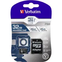 Verbatim Karta Microsd 32Gb + Adapterpro U3 Czarny/Noir 47041